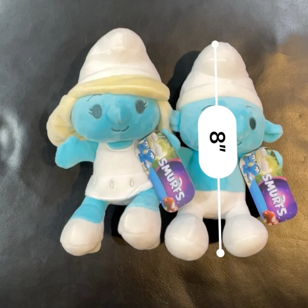 2005 Movie Smurfs 2 Smurf Plush Toys Smurfette - Picture 2 of 8